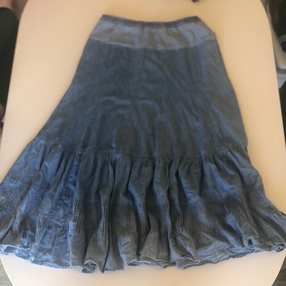 Maxi Jean Skirt